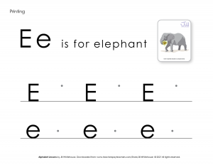 Alphabet lessons D print product image