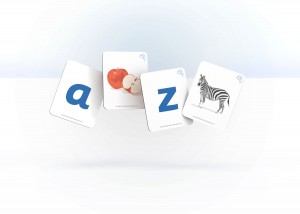Sample image of the Alphabet cards