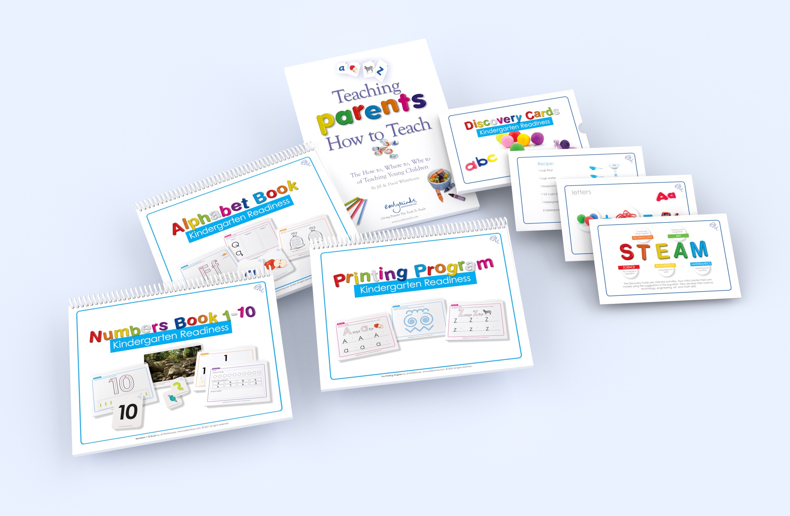 Image of the Kindergarten Readiness Pack from EarlyMinds.com