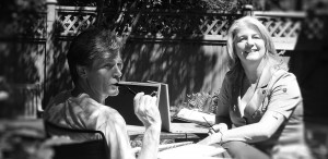 Picture of Jill and David working in the garden