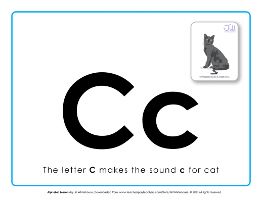 Alphabet lessons C letter product image