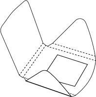 line drawing of Free DIY Document Camera folded and ready to be installed