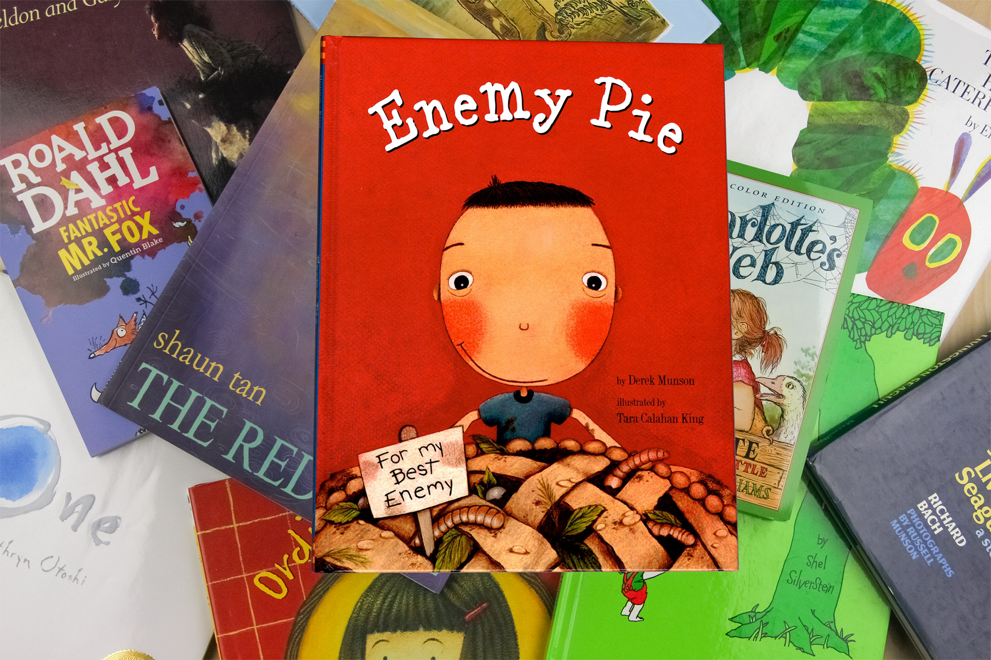 image of Enemy Pie book cover
