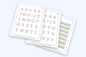 image of direction of letter pages