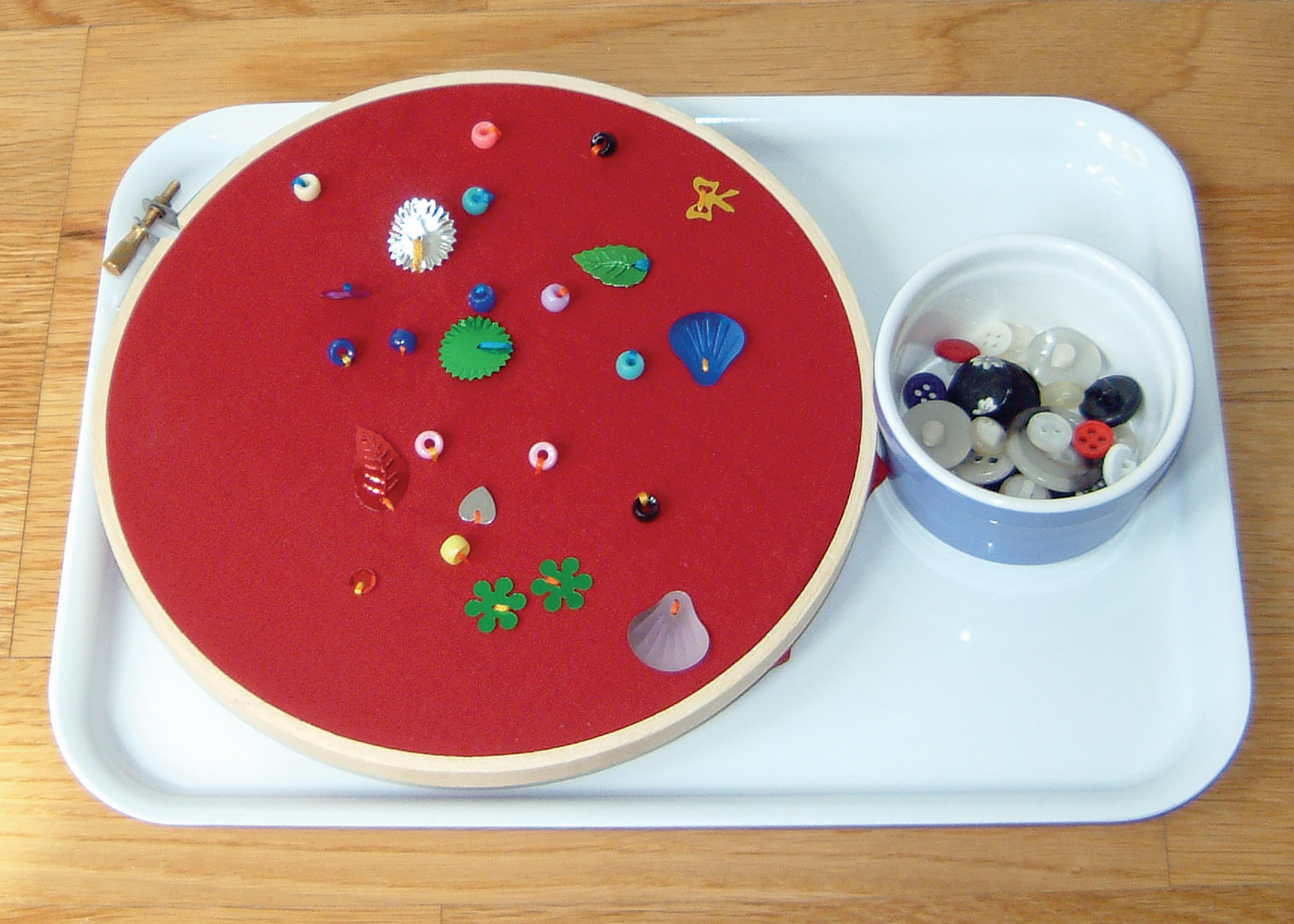 image of sewing hoop from Teaching Parents How To Teach