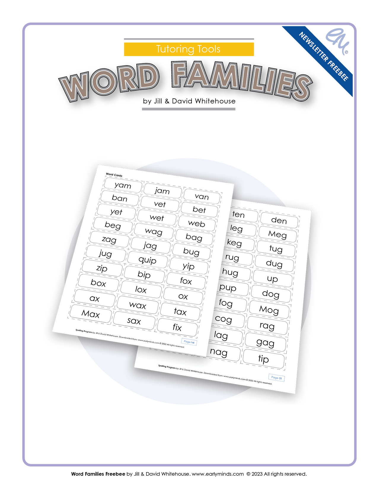 word families download cover